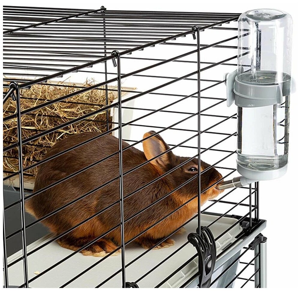 Ferplast клетка RABBIT 100 DOUBLE двухэтажная для кроликов (95х57х93 см) - фото №15