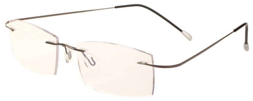 Готовые очки для чтения серые с диоптриями +3.50 футляр