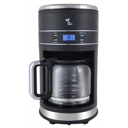 Кофеварка KITFORT КТ-704-2 капельная черный 701500₽