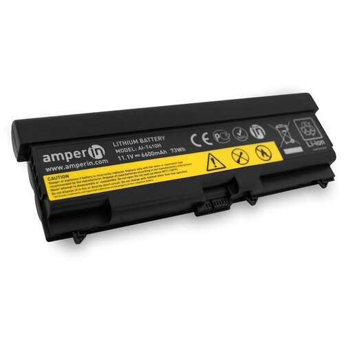 Аккумуляторная батарея Amperin для ноутбука Lenovo T410 11.1V 6600mAh (73Wh) AI-T410H