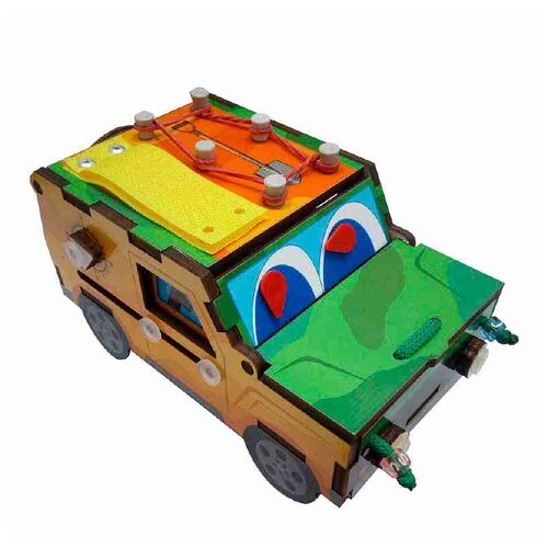Развивающая игра для детей «Бизи-машинка» развивающая игра для детей бизи машинка