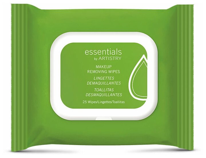 фото Amway/essentials by ARTISTRY Салфетки для снятия макияжа, 25 шт, 121549