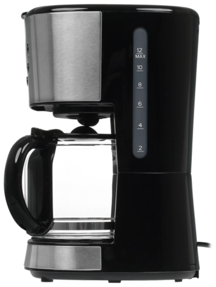 Капельная кофеварка DEXP DCM-1600, серебристого цвета - фотография № 2