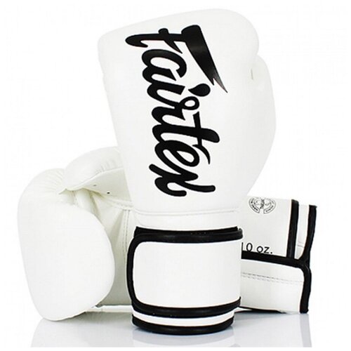 Боксерские перчатки Fairtex Boxing gloves BGV14 White 12 унций боксерские перчатки venum razor boxing gloves черные золото 12 унций