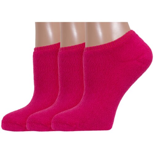 Носки ХОХ, 3 пары, размер 23, розовый носки хох 3 пары размер 18 20 розовый