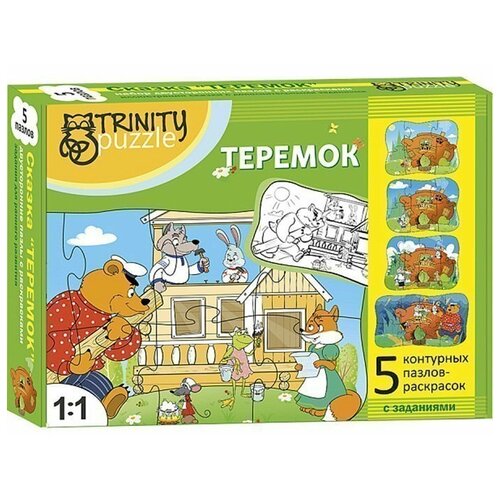 фото Пазл теремок 5 пазла 2 в 1 т802 распродажа trinity puzzle