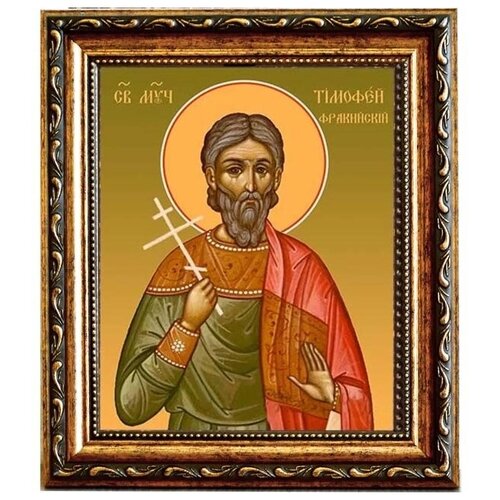Тимофей Фракийский мученик. Икона на холсте.