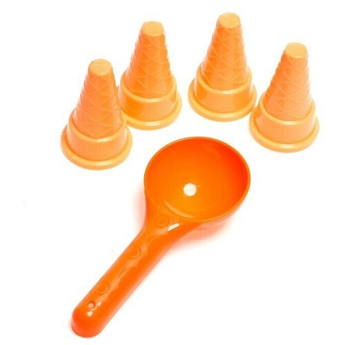 Песочный набор Мороженое формочки с совочком 5 предметов 750₽