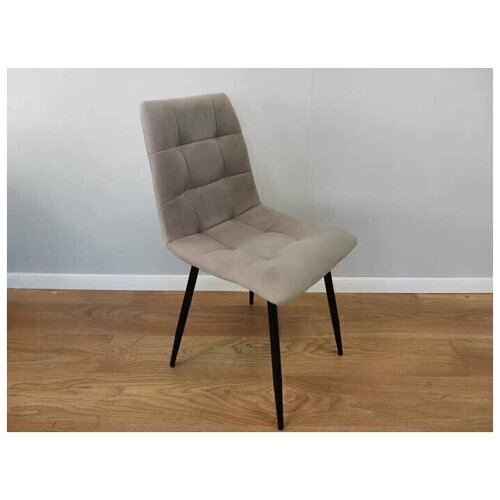 Мягкий кухонный Стул чили розовый c белыми металлическими ножками