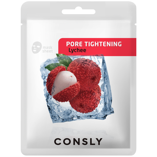 Маска сужающая поры с экстрактом личи \ Consly \ Lychee pore-tightening mask pack