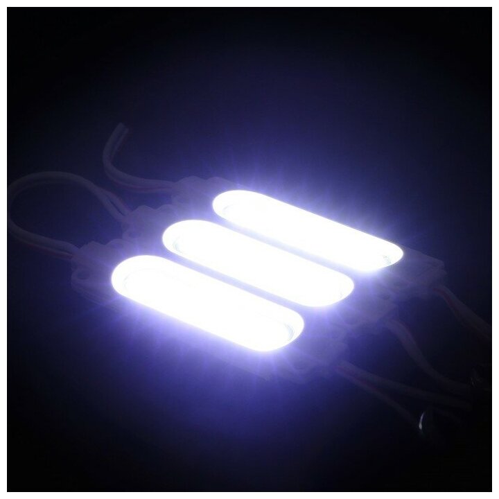 Светодиодная подсветка салона COB 7×1612 В1 Вт клейкая основа белый