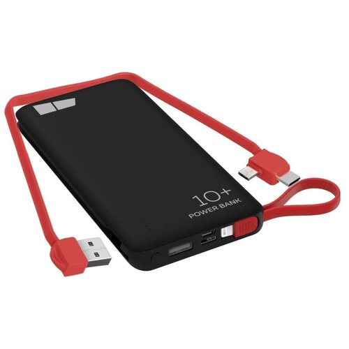 Внешний аккумулятор 10000mAh Smart 2USB 21A More choice PB42S-10 Black 162800₽