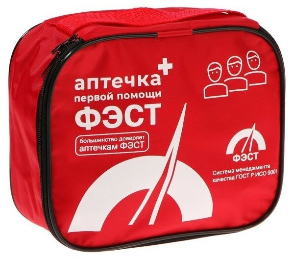 Аптечка для оказания первой помощи работникам ФЭСТ, сумка 0370/1, приказ 1331н./В упаковке шт: 1