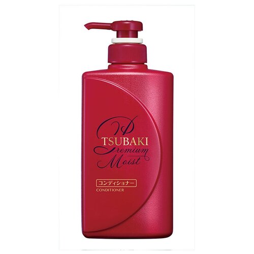 Shiseido Tsubaki Premium Moist Conditioner Увлажняющий кондиционер для волос, 490 мл