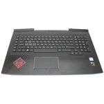Клавиатура (keyboard) для ноутбука HP Omen 17-AN, топкейс - изображение