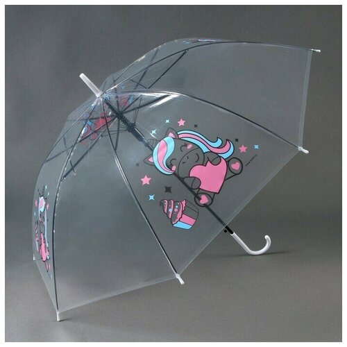 Зонт-трость бесцветный