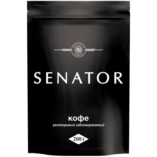 Кофе SENATOR растворимый сублимированный дой-пак 200г