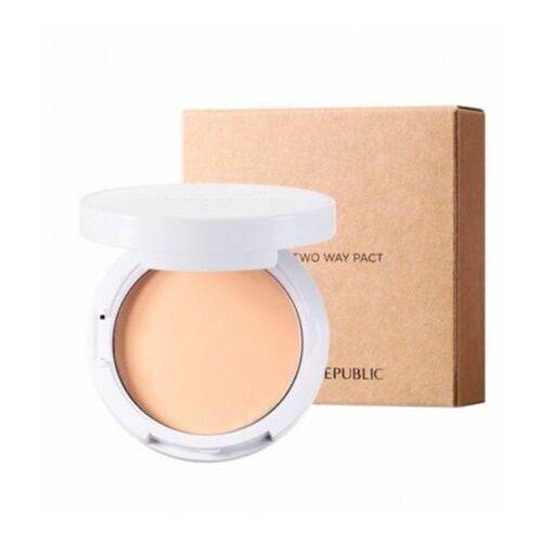 NATURE REPUBLIC Пудра для лица Cover Two Way Pact SPF30 01 light beige