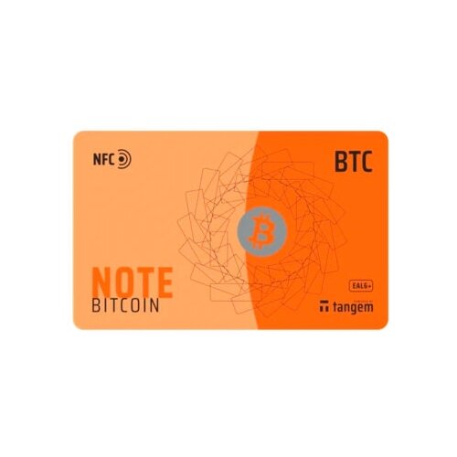 Аппаратный кошелёк Tangem Note BTC