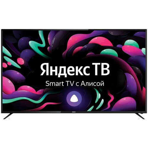 Телевизор LED BBK 65 65LEX-8272UTS2C ЯндексТВ черный Ultra HD 50Hz DVB-T2 DVB-C DVB-S2 USB WiFi Smart TV RUS 4889000₽