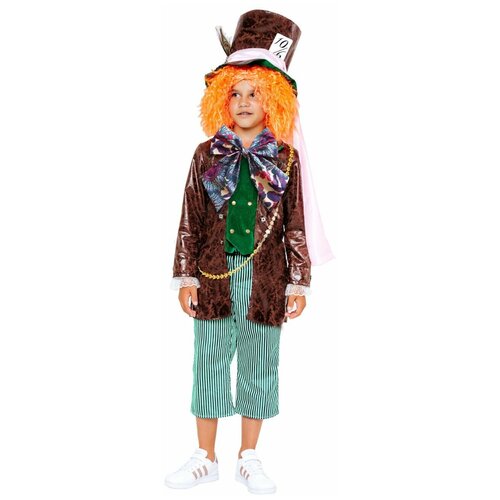 фото Костюм безумный шляпник (кожзам, бархат) детский пуговка