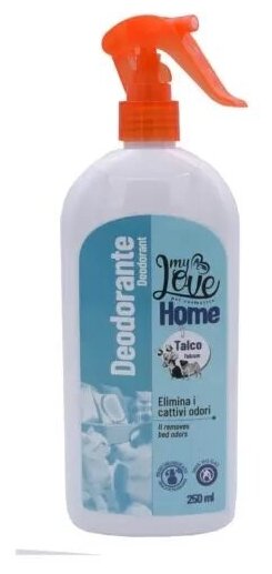 Тальк дезодорант без газа для кошек и собак MyLove Home Deodorante Talco No Gas, 300мл - фотография № 1