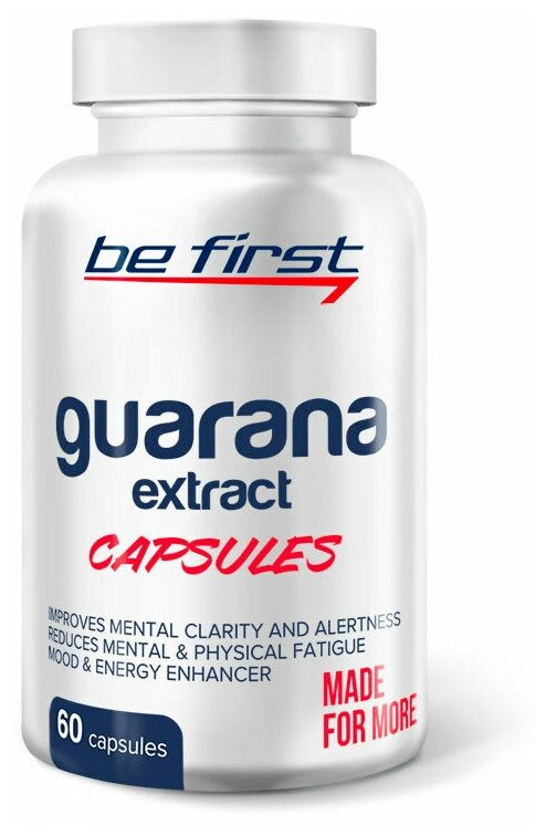 Be First Guarana extract capsules 60 капсул