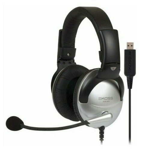 Гарнитура KOSS SB-45 USB Silver/Black