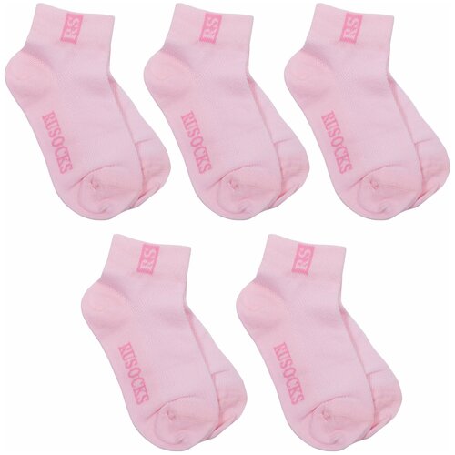 Носки RuSocks 5 пар, размер 18, розовый носки rusocks 5 пар размер 18 белый