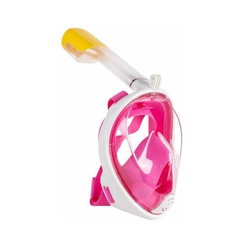 фото Подводная полнолицевая маска для плавания (снорклинга) freebreath s/m (розовый) free breath