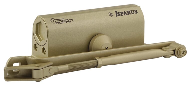 Доводчик дверной Нора-М 420 ISPARUS, 40-90 кг, Золото (18759)