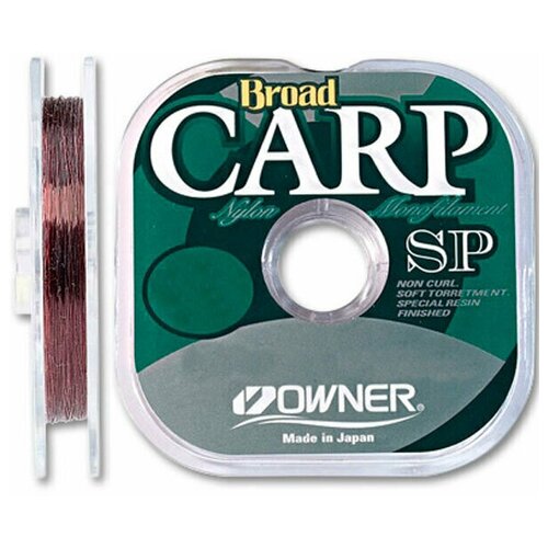 Леска OWNER Broad Carp SP brown 100м 0,16мм 2кг