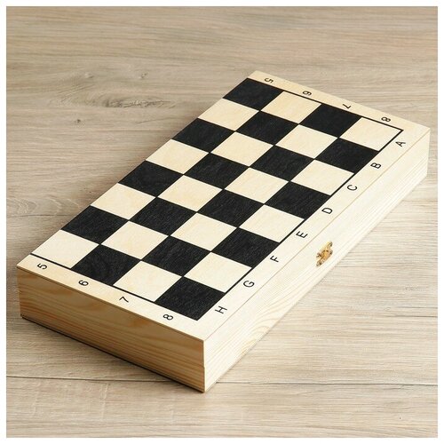Шахматы турнирные, доска 40 х 40 см, король 10.5 см шахматы складные деревянные турнирные интарсия темные 40 х 40 см
