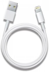 Кабель Foxccon для зарядки айфон / USB – Lightning для Apple iPhone, iPad, Airpods, iPod / провод для зарядки Айфона / 1 метр, 3шт/ (techpack) white / белый