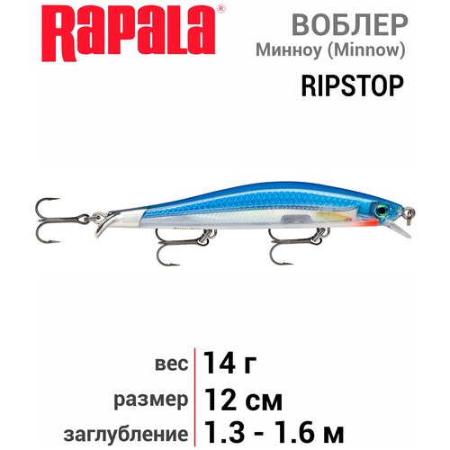 Воблер RAPALA RipStop 12 /SB