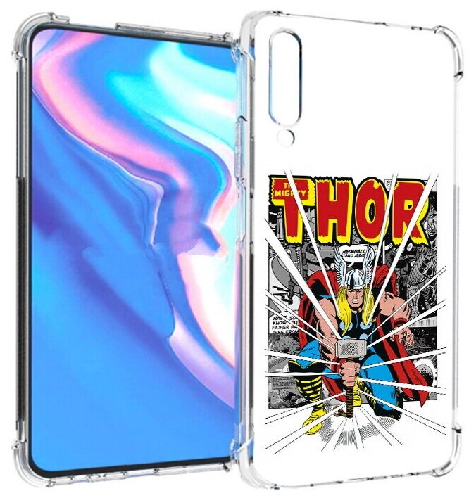 Чехол задняя-панель-накладка-бампер MyPads тор рисунок для Honor 9X Pro/Huawei Y9s/P Smart Pro 2019 противоударный