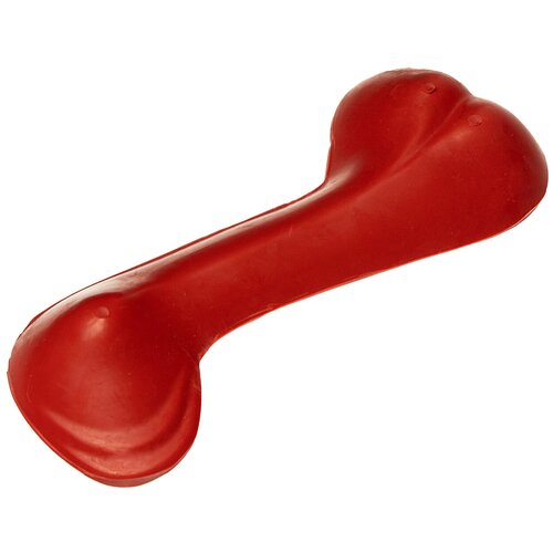 Игрушка для собак резиновая кость DUVO+ Чарли, красная, 14см (Бельгия) игрушка для собак резиновая duvo кольцо с пузырями красная 11х11х3 3см бельгия