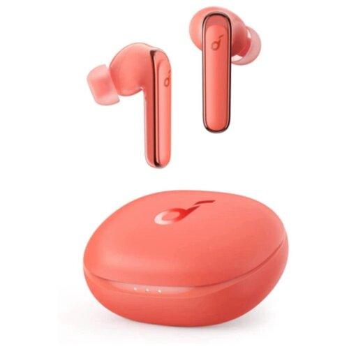 Беспроводные наушники Anker Soundcore Life P3 Noise Cancelling Earbuds Coral Red (A3939) soundcore by anker life q35 multi mode active noise cancelling headphones 40h playtime comfortable fit clear calls