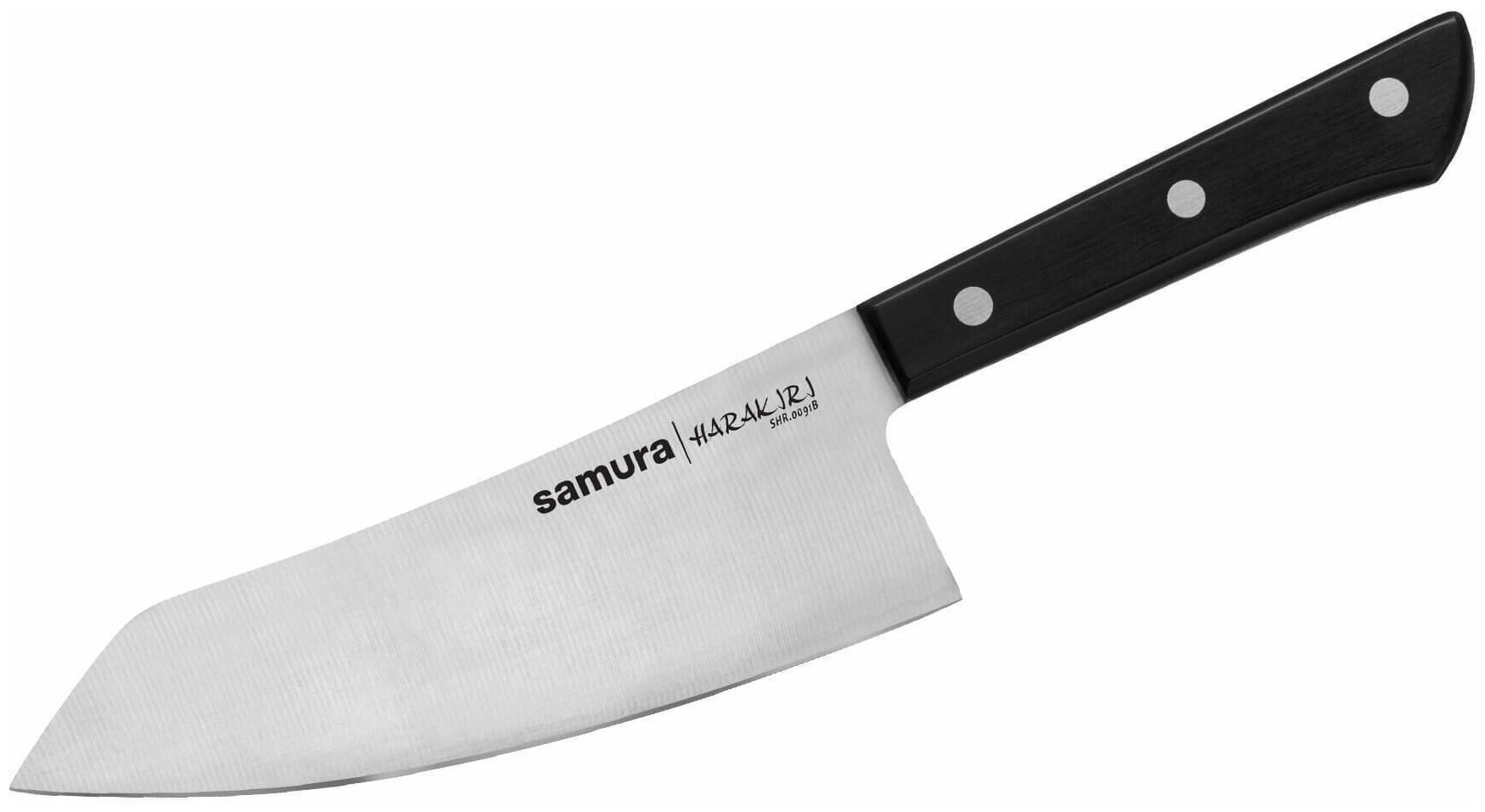 Нож кухонный Samura HARAKIRI Хаката SHR-0091B/K, 166 мм