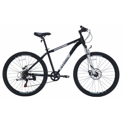 Велосипед TECH TEAM STORM 27,5'х19' чёрно-белый 2023 NN010449 NN010449