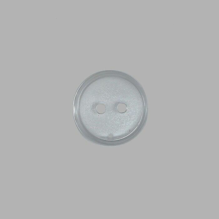 Пуговицы прозрачные 2 прокола 14 мм * 100 шт
