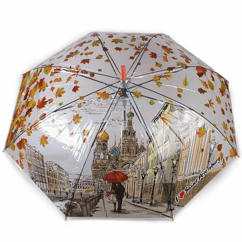 зонт трость galaxy of umbrellas фиолетовый Зонт-трость GALAXY OF UMBRELLAS, оранжевый