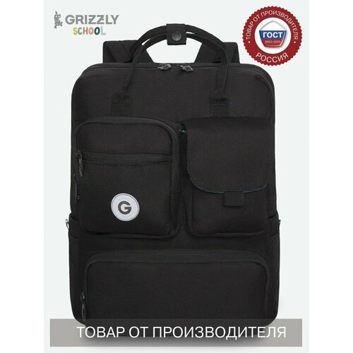 Рюкзак GRIZZLY RD-343-2/3 черный