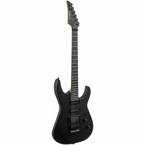 фото Terris tss-145 bk - электрогитара, superstrat, тополь, hss, 1v, 1t, цвет черный матовый