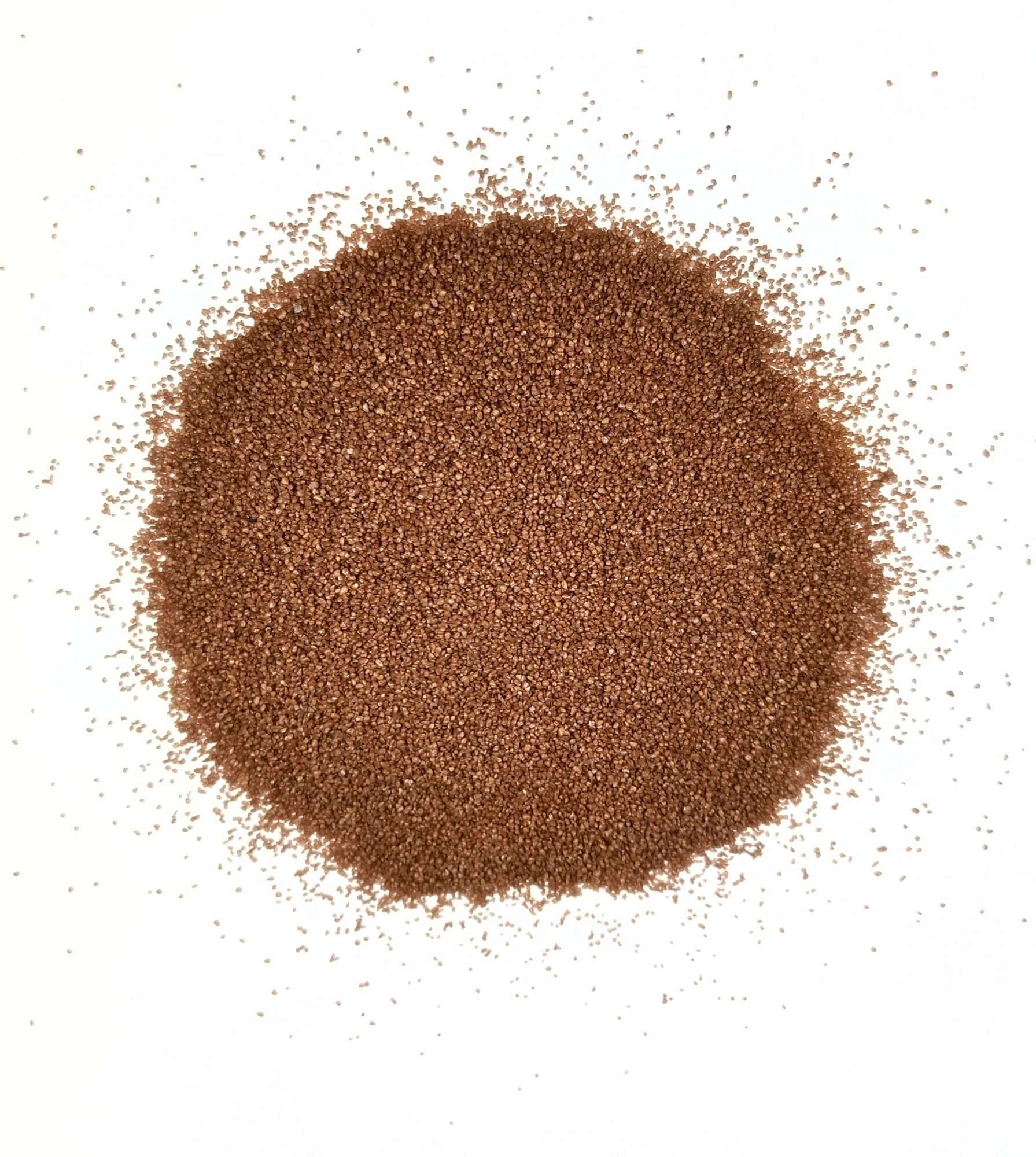 Песок цветной темно коричневый АКД 1 кг