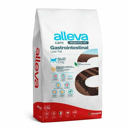 Корм сухой Alleva Care Gastrointestinal, для собак, при заболеваниях ЖКТ, 5кг