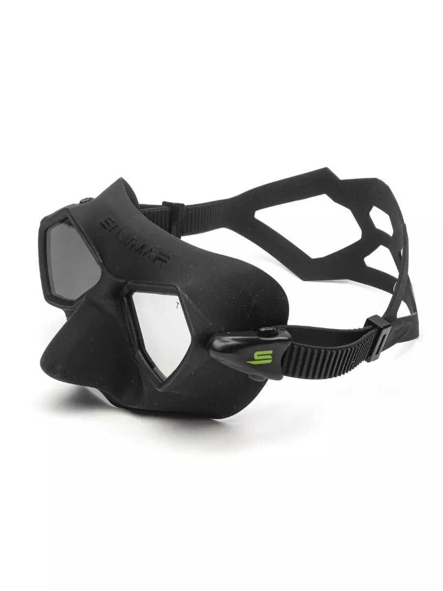 Маска SALVIMAR MIMIC BLACK (безрамочная, двухстекольная)