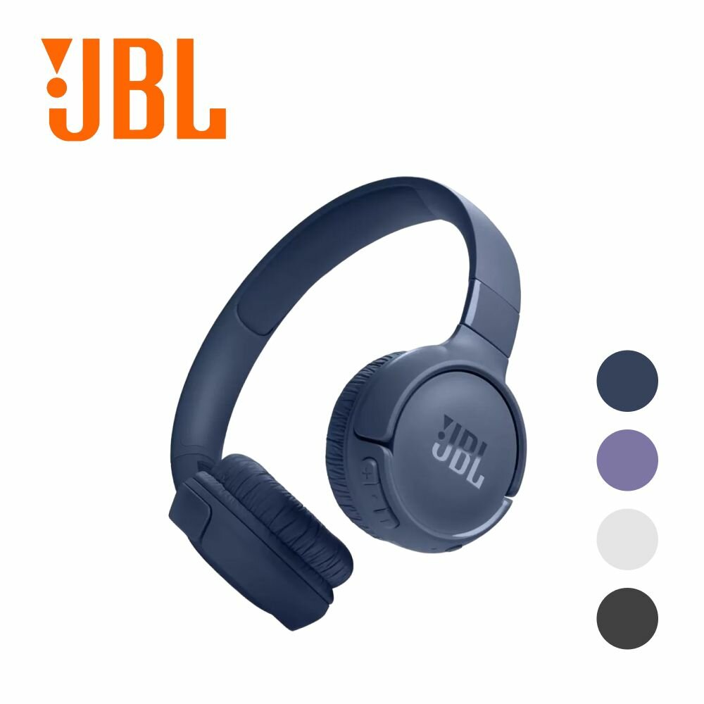Наушники беспроводные полноразмерные JBL TUNE T520BT, с Bluetooth, с микрофоном, синий — фото 1