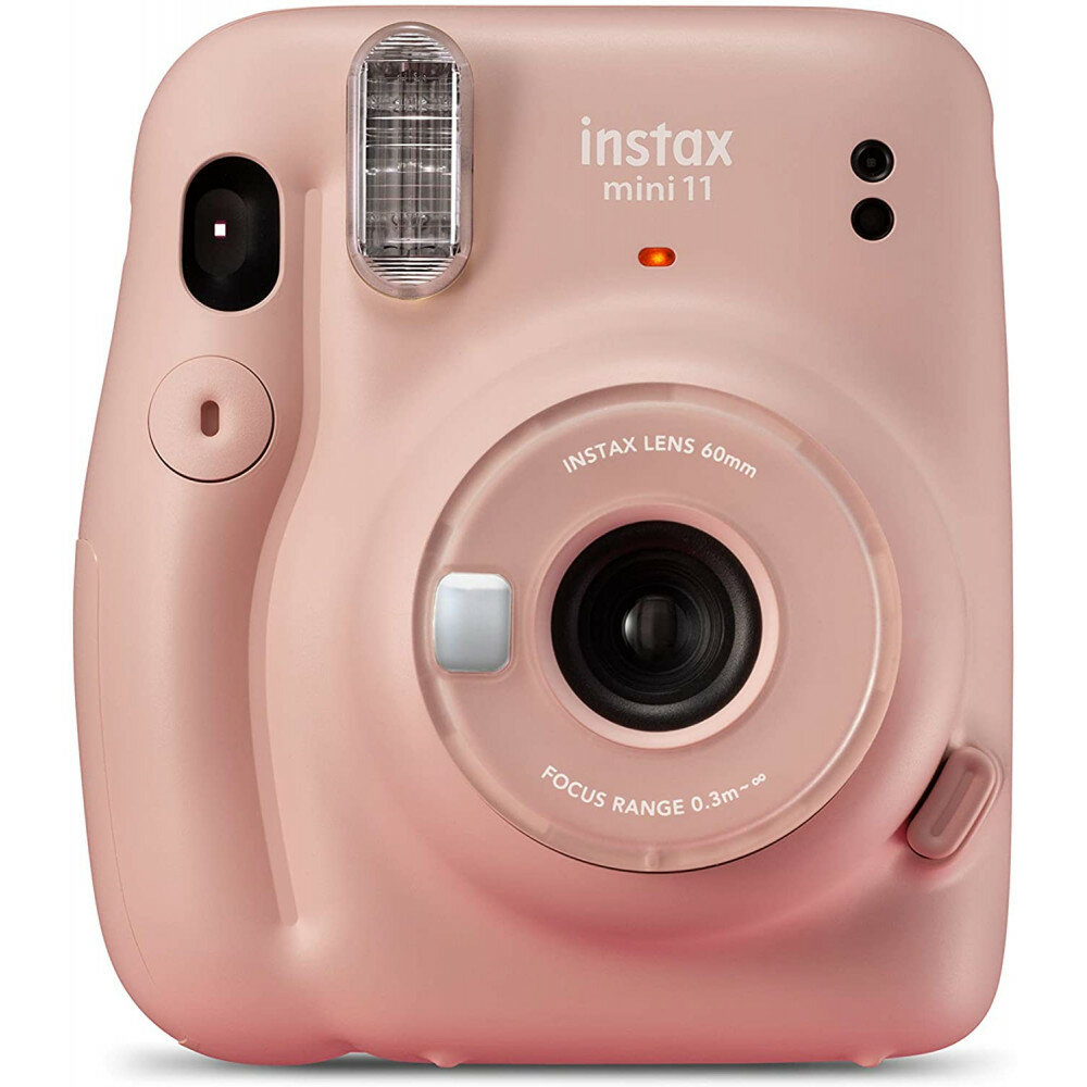 Фотоаппарат моментальной печати Fujifilm Instax Mini 11, печать снимка 62x46 мм, blush pink, Instax Mini Glossy 10pcs