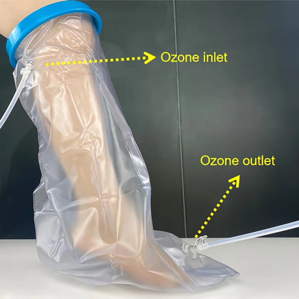 Изображение Многоразовый силиконовый мешок для рук, рук, ног, озона, рук, whole leg bag